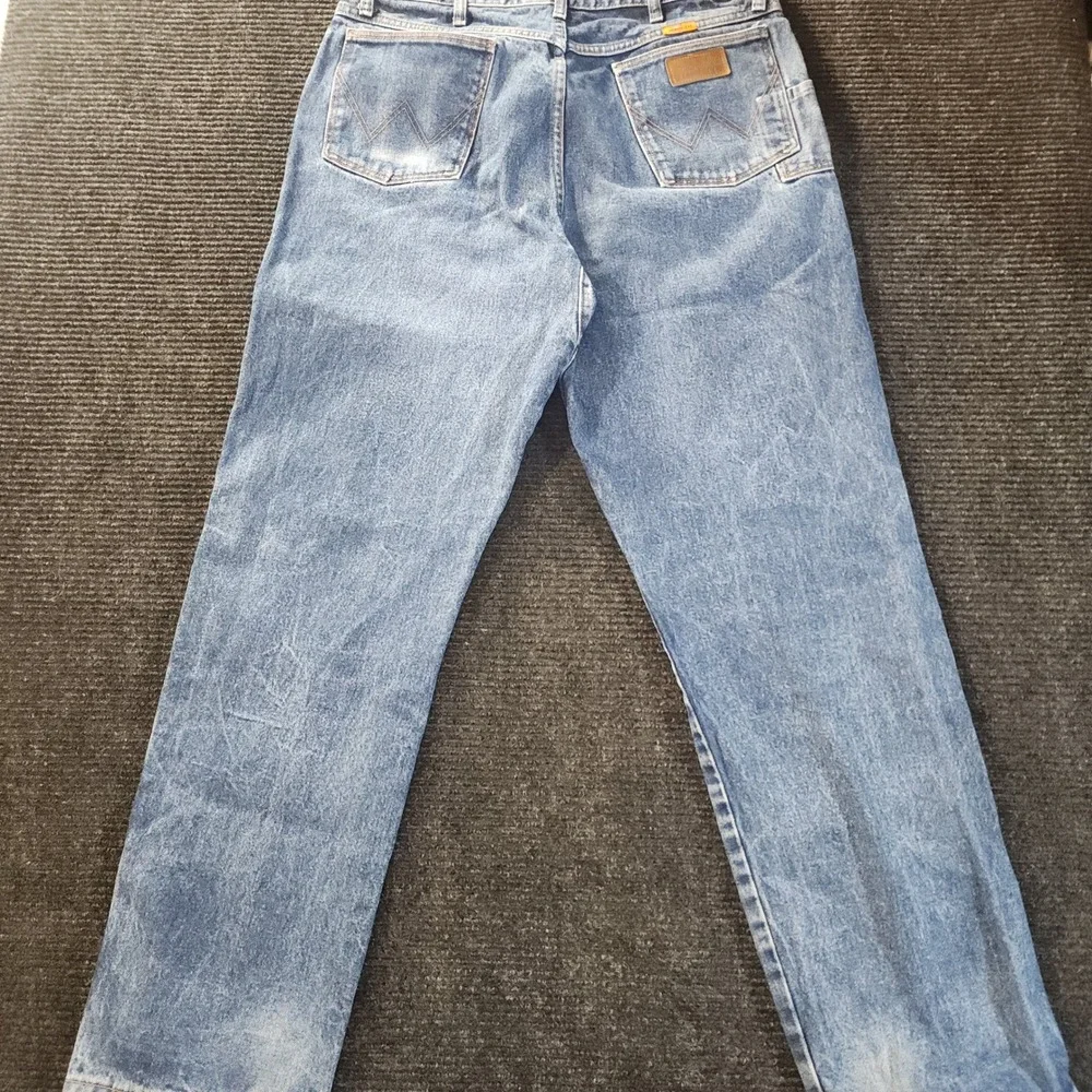 Wrangler FR Flame Resistant Relaxed Fit Jeans Blue FR31MWZ 36x34 Mens